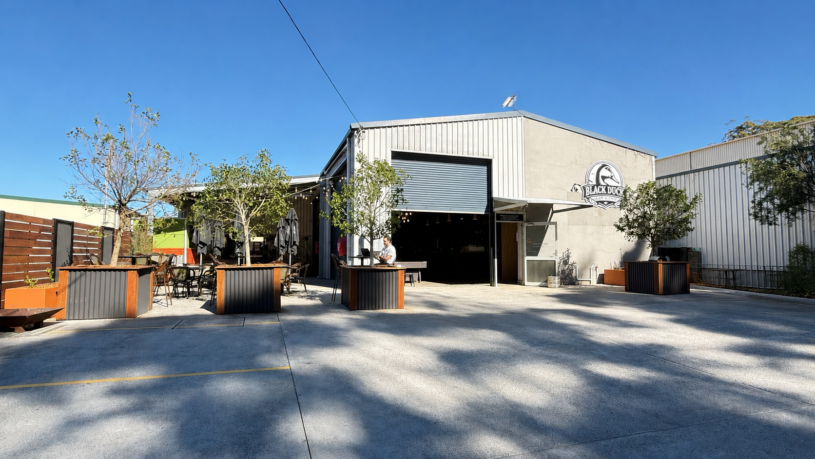 Black Duck Brewhouse exterior in Port Macquarie